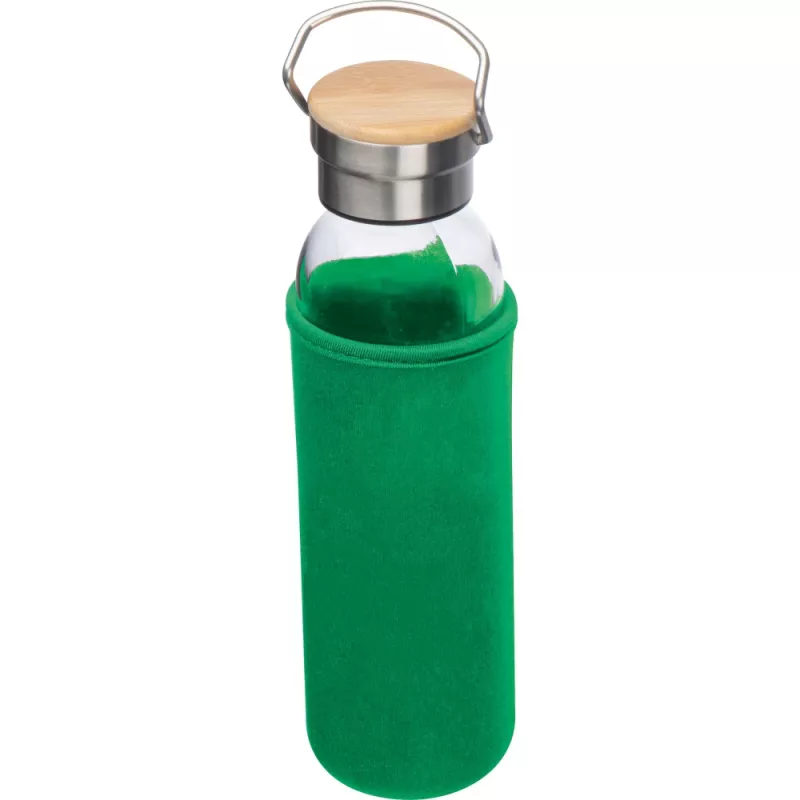 Butelka reklamowa szklana 600 ml - zielony (6318109)