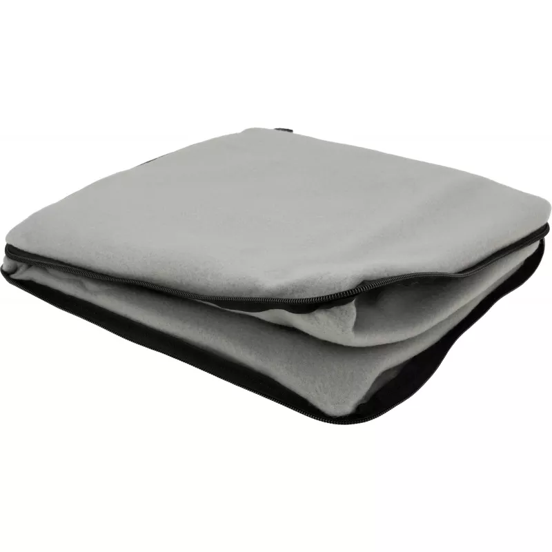 Koc z polaru/poduszka 2w1 RADCLIFF - szary (277507)