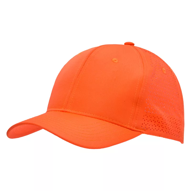 Czapka z daszkiem RIPSTOP z perforowanymi bocznymi panelami 150 g/m² #3977 - Pomarańczowy (HW-3977-ORANGE)