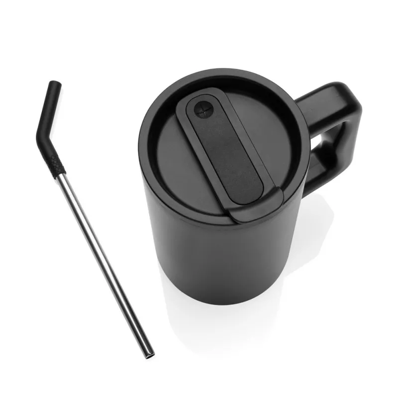 Kubek termiczny 800 ml Cube - czarny (P437.3101)
