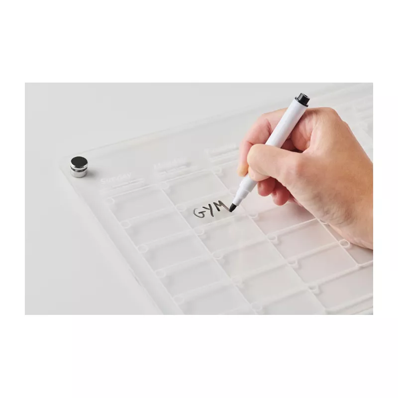 Planer miesięczny akrylowy magnetyczny A4 PLANIT - Przezroczysty (MO2886-22)
