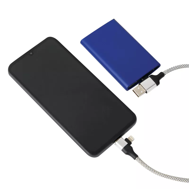 Kabel do ładowania i przesyłania danych - srebrny (56-1107413)