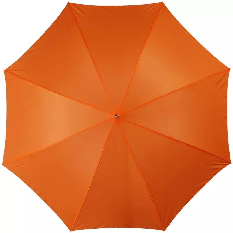 Parasol automatyczny Ø102 cm Lisa z drewnianą prostą rączką - Pomarańczowy (10901703)