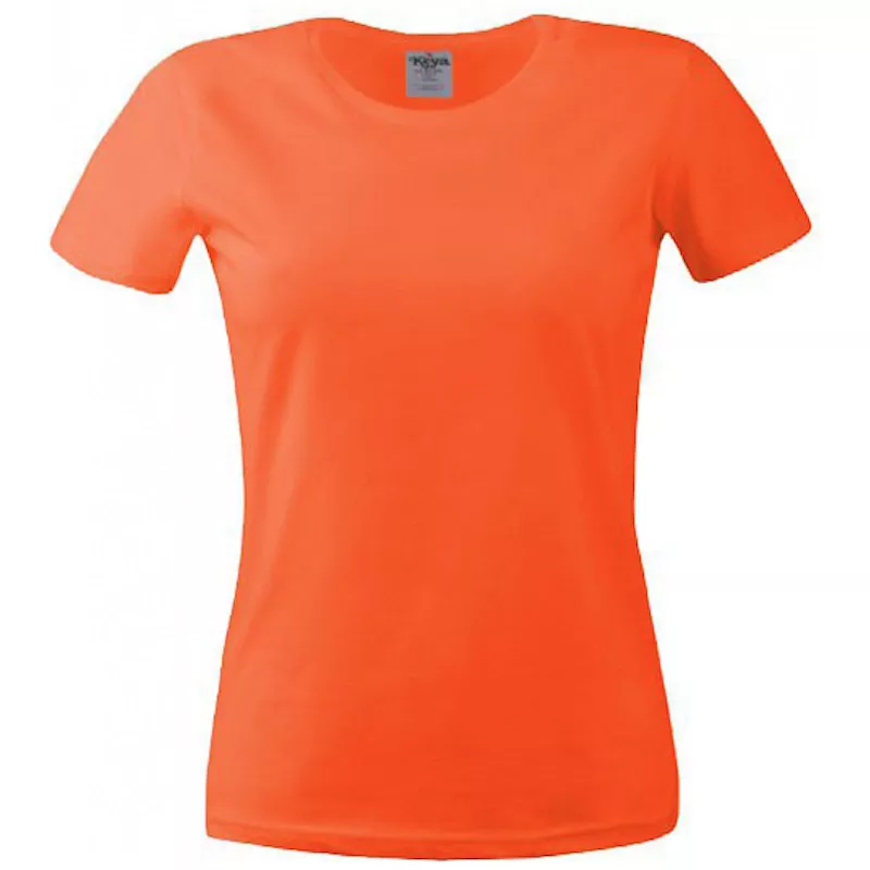 Koszulka bawełniana damska 150 g/m² KEYA WCS 150  - dark orange (WCS150-DARK ORANGE)