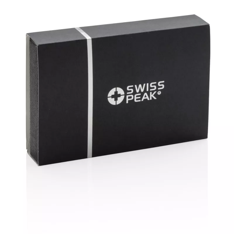 Etui na karty kredytowe Swiss Peak, ochrona RFID - czarny (P820.420)