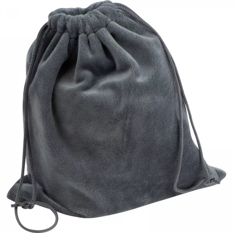 Zestaw podróżny poduszka, opaska, zatyczki do uszu SYLVIA - szary (6142907)