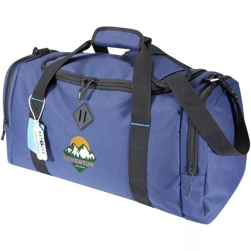 Repreve® Ocean torba podróżna o pojemności 35 l z plastiku PET z recyklingu z certyfikatem GRS - Granatowy (12065055)