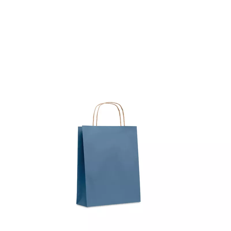 Torba prezentowa papierowa mała 90 g/m² PAPER TONE S - Niebieski (MO6172-04)
