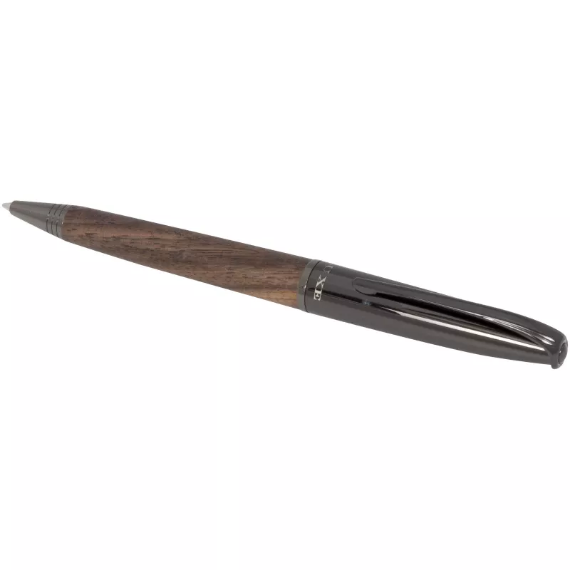 Długopis Loure z drewnianym korpusem - Czarny-Drewno (10729100)