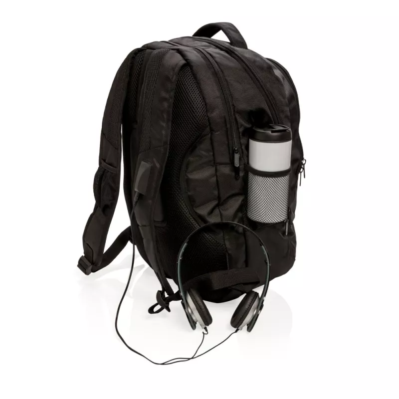 Plecak na laptopa 15,6" Swiss Peak Outdoor - czarny (P742.010)