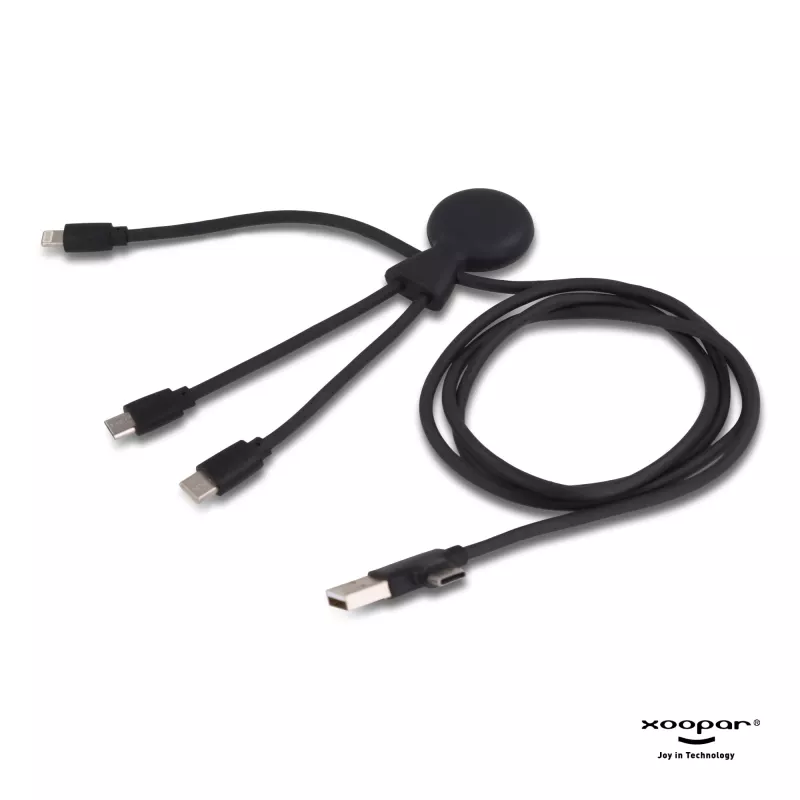 2088 | Xoopar Mr. Bio Long Eco Charging Cable - czarny (LT41006-N0002)