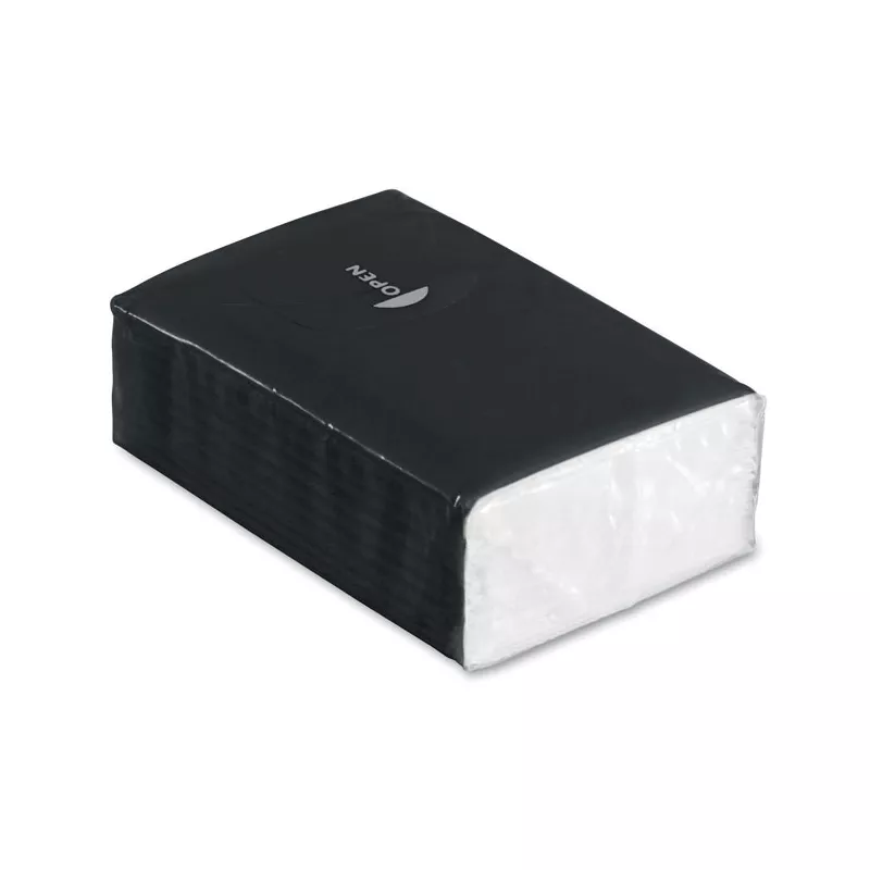 Chusteczki higieniczne mini 10 szt. FSC SNEEZIE - Czarny (MO8649-03)