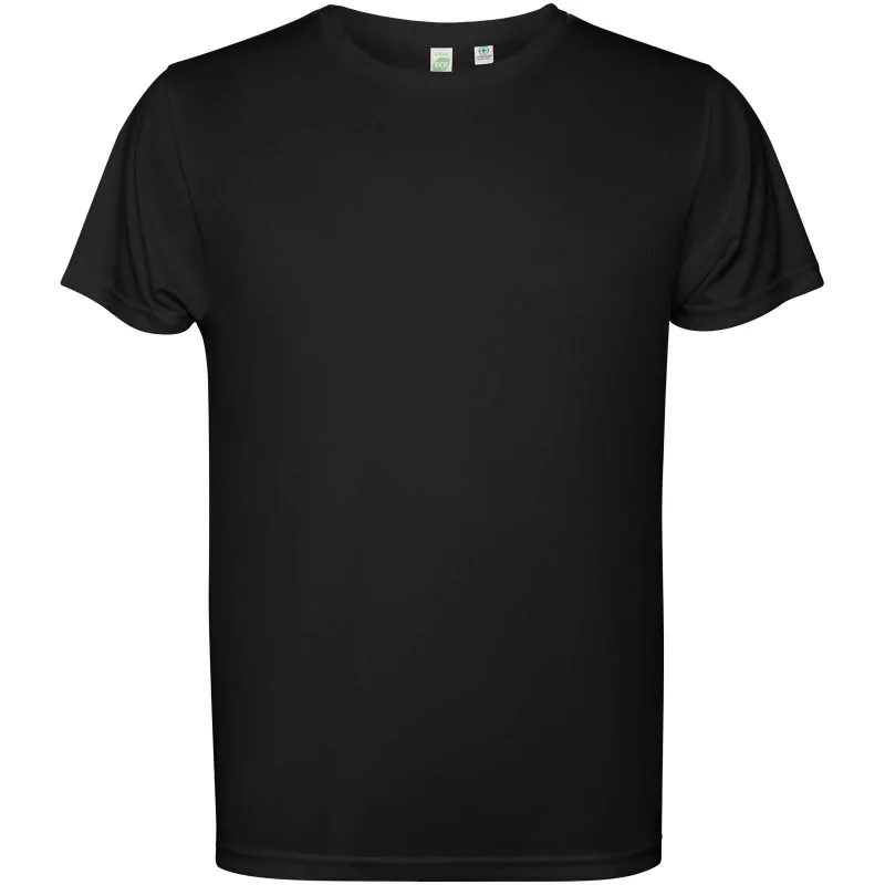 Estoril short sleeve kids t-shirt - Czarny (K0430-BLACK)