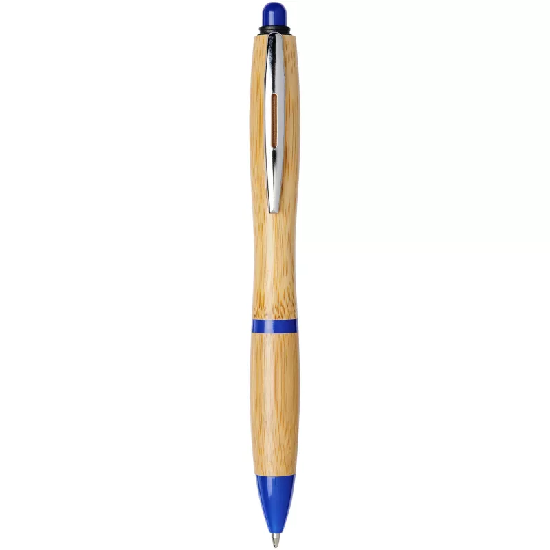 Bambusowy długopis Nash - Błękit królewski-Piasek pustyni (10737802)