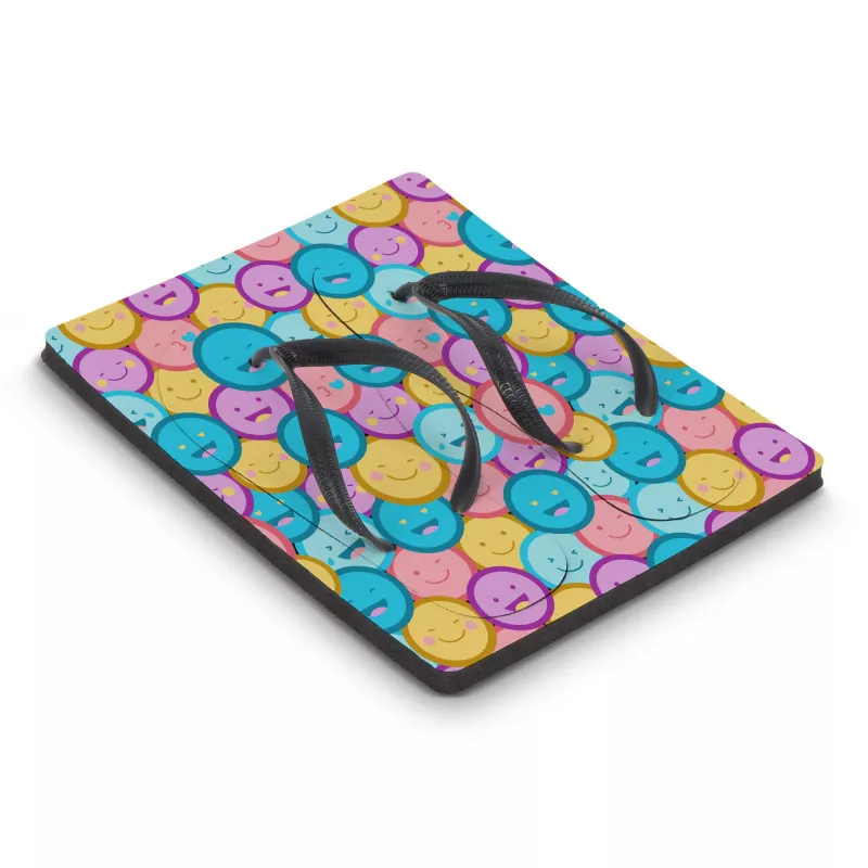 Klapki, japonki rozmiar L 39/42 sublimacja - biały (LT90107-N0001)