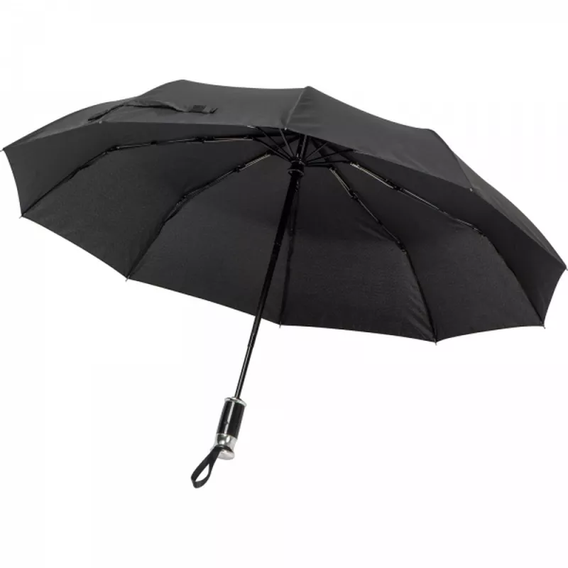 Parasol automatyczny ø100 cm PAULINE - czarny (4392303)