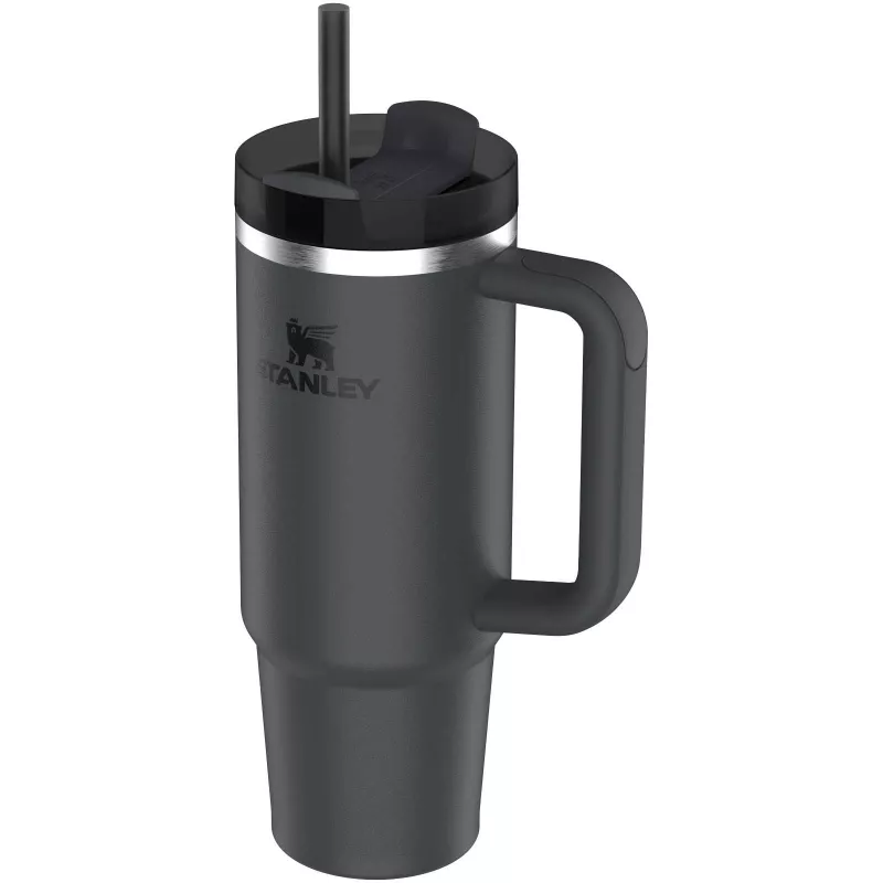 Kubek termiczny Stanley Quencher® H2.0 FlowState™ 890 ml z recyklingowanej stali nierdzewnej - Czarny (10098190)