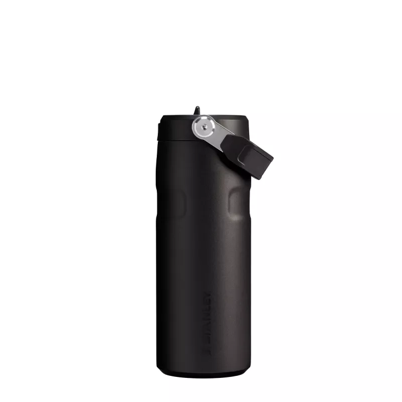Butelka The IceFlow Bottle Flip Straw 2.0 0.47L - Black 2.0 (1012110117)