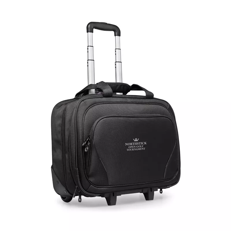 Walizka biznesowa na laptopa 17" MACAU TROLLEY - Czarny (MO8384-03)