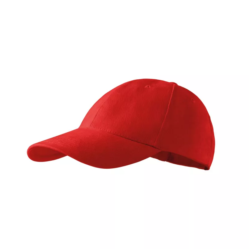 Reklamowa czapka z daszkiem Malfini 6P 305 - Czerwony (ADLER305-CZERWONY)