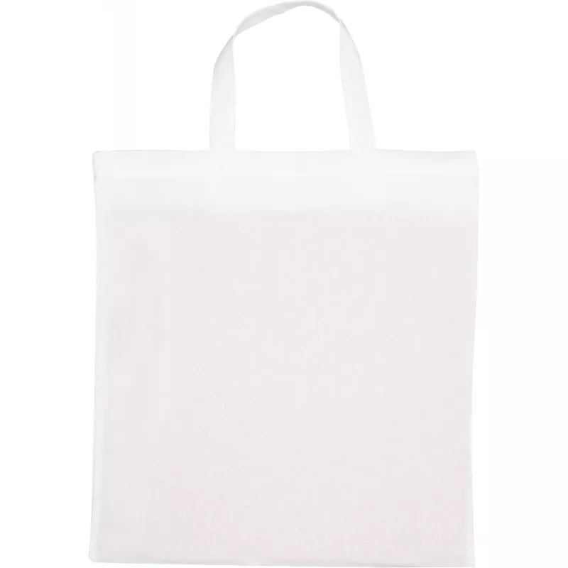 Torba bawełniana z krótkim uchem 140 g/m2 MARSHALL - biały (6068006)