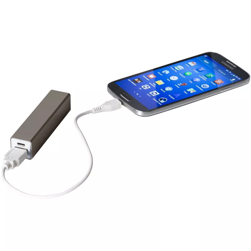 Power bank Volt 2200 mAh - Tytanowy (12349206)