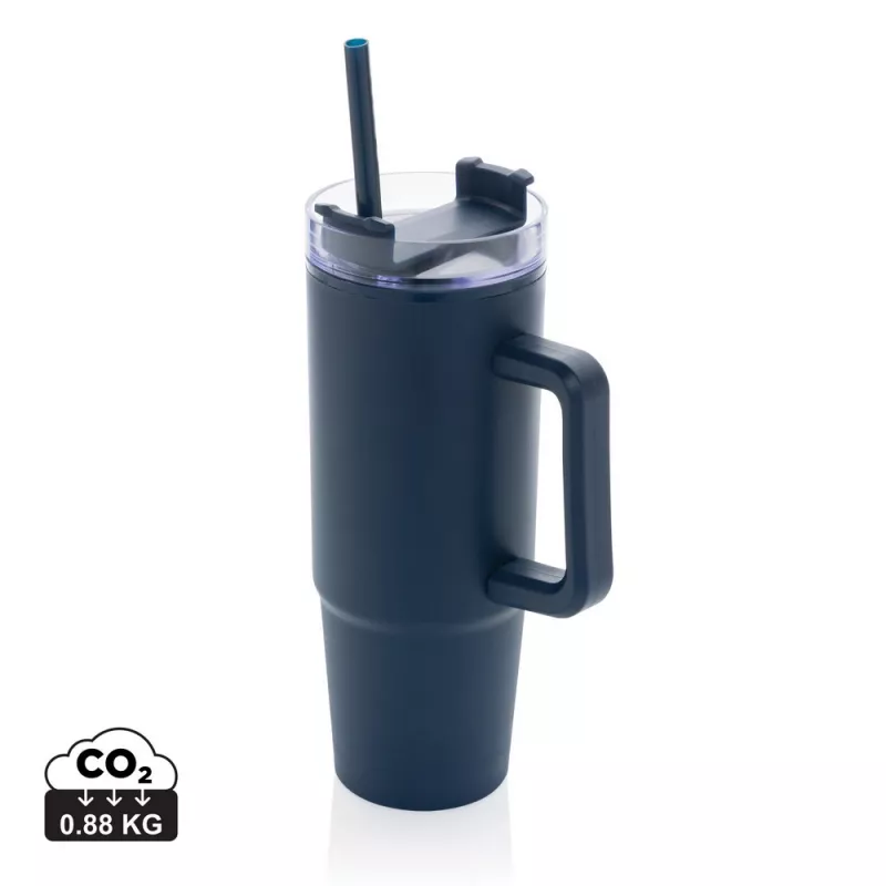 Kubek podróżny 900 ml Tana, plastik z recyklingu - granatowy (P437.100)
