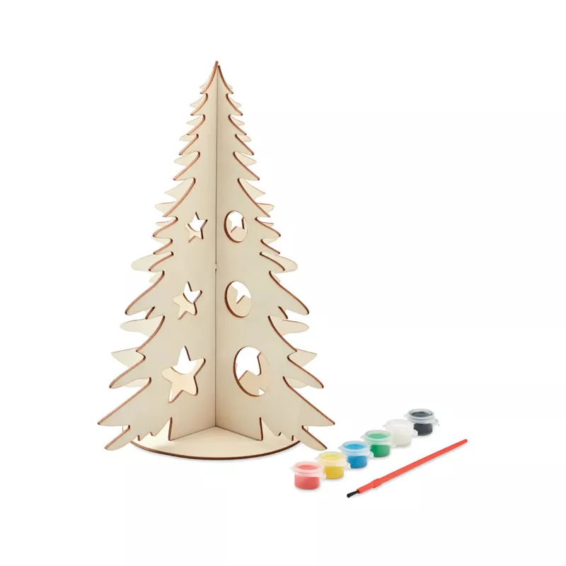 Choinka drewniana do malowania TREE AND PAINT - Drewna (CX1493-40)