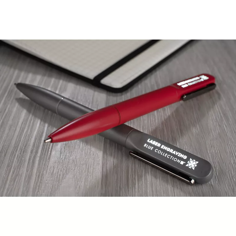 Długopis z podświetlanym logo LUNNEA - szary (19087-14)