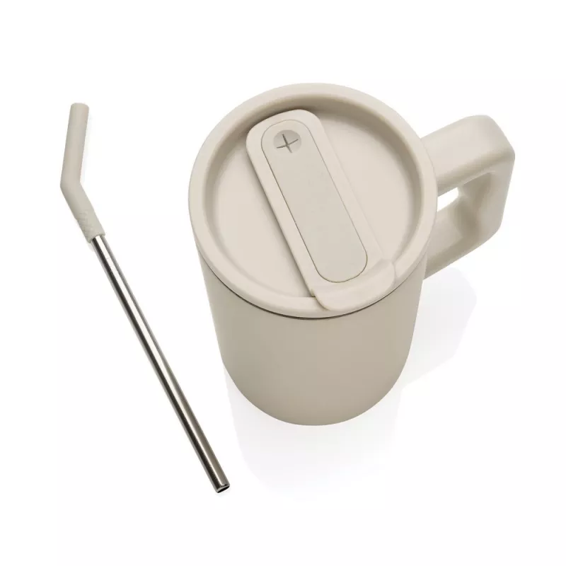 Kubek termiczny 800 ml Cube - beżowy (P437.3119)
