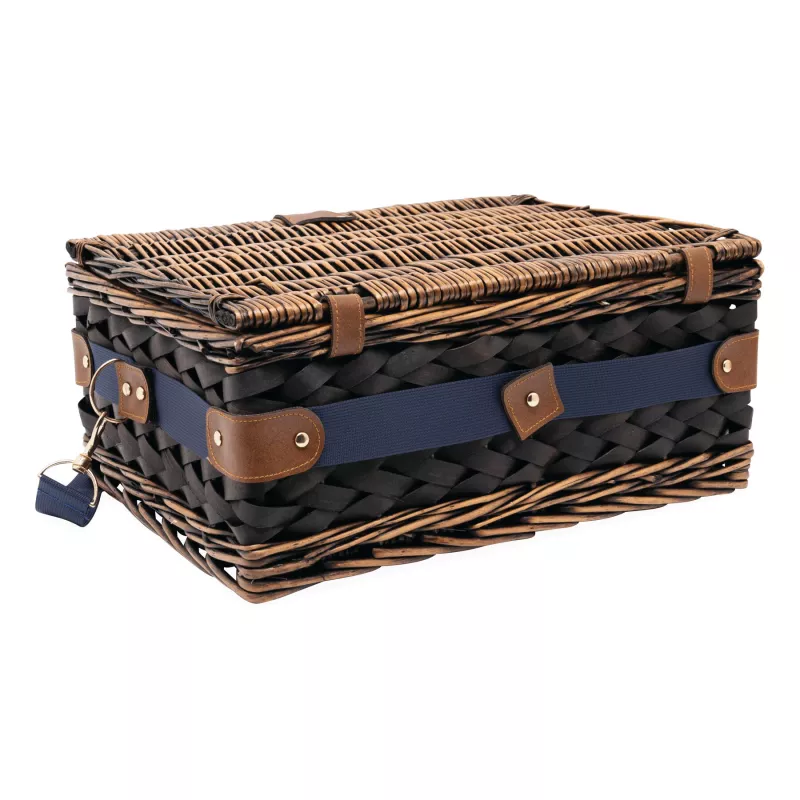 Kosz piknikowy - biały, niebieski (56-0604007)