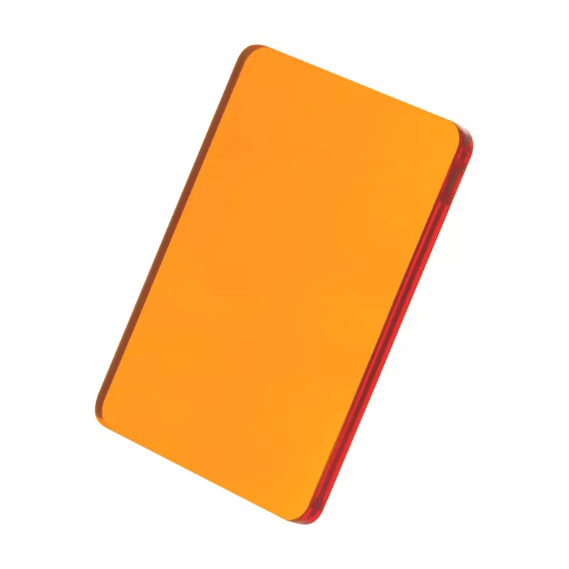 Brelok o dowolnym kształcie CreaFob - transparentny pomarańczowy (AP718119-03T)