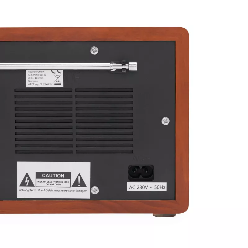 Radio AM/FM - brązowy, srebrny (56-0406227)