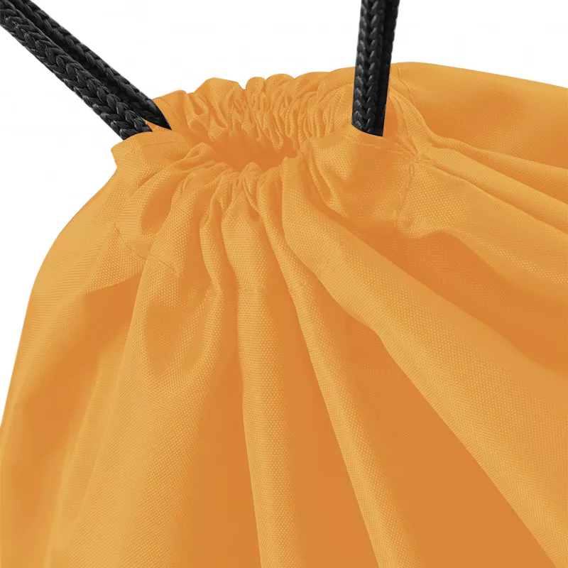 Reklamowy plecak na sznurkach  poliestrowy BagBase BG10, 34 x 45 cm - Fluorescent Orange (BG10-FLUORESCENT ORANGE)