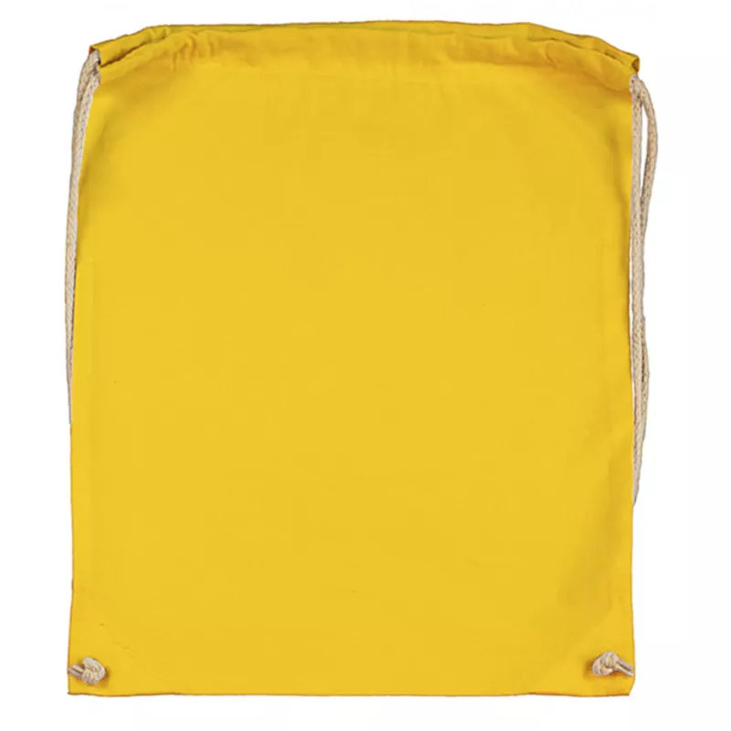 Plecak bawełniany na sznurkach Jassz 140 g/m², 38 x 42 cm - Buttercup (602.57-BUTTERCUP)