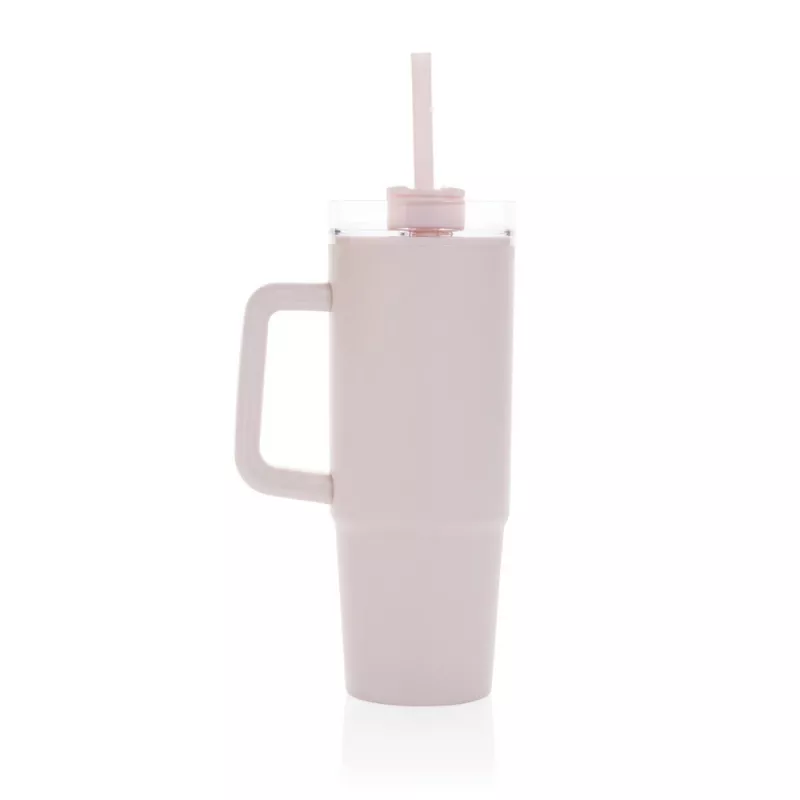 Kubek podróżny 900 ml Tana, plastik z recyklingu - różowy (P437.1014)