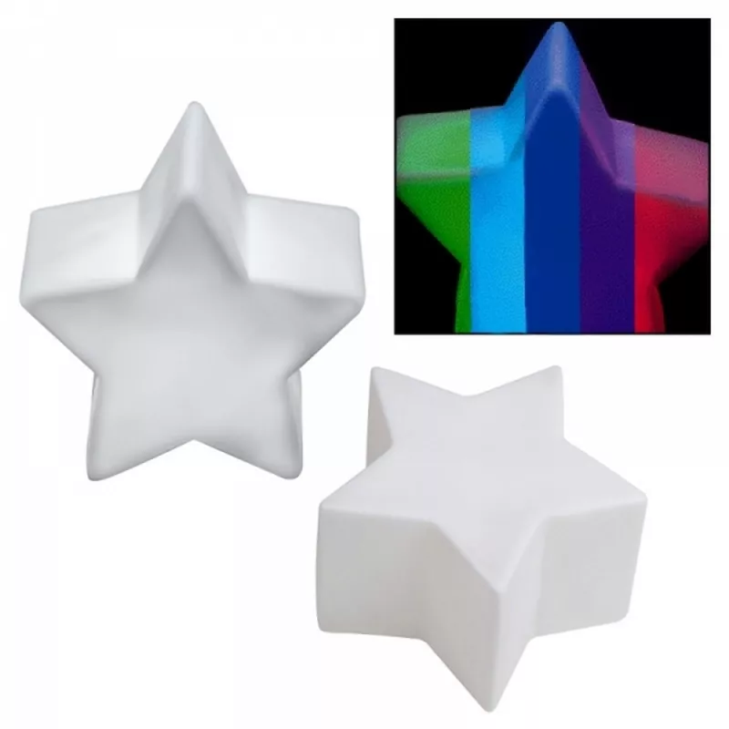 Lampka LED plastikowa DUBLIN - biały (058506)