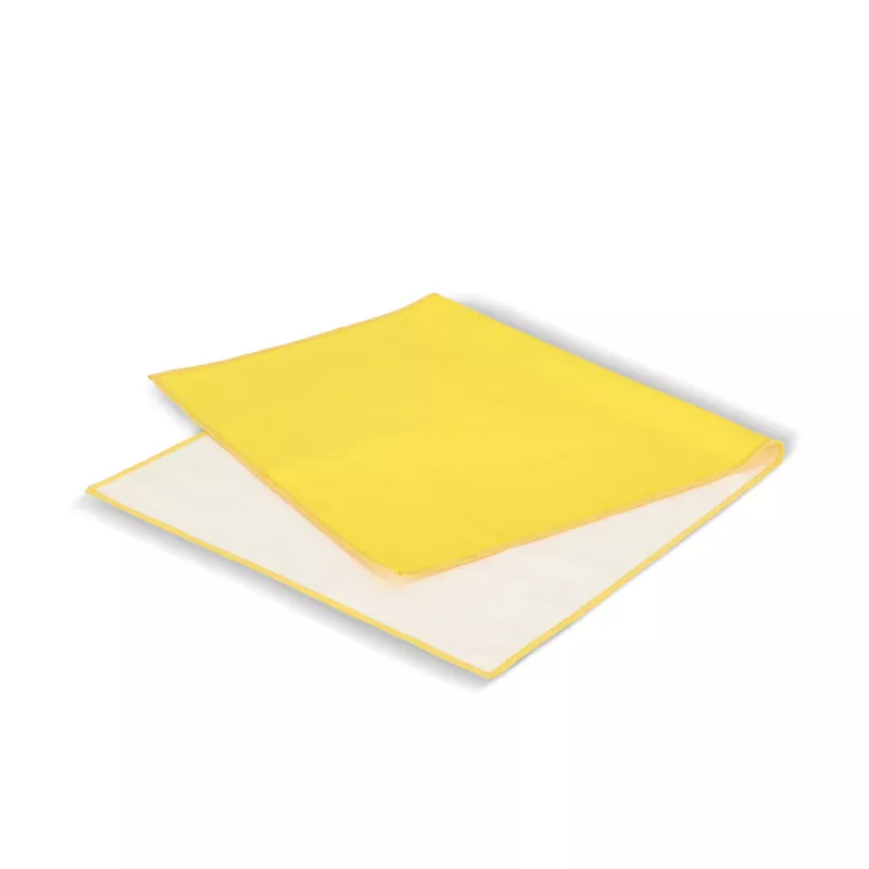 R-PET Szybkoschnący ręcznik 40×80 cm z woreczkiem, sublimacja. - żółty (LT97214-N0041)