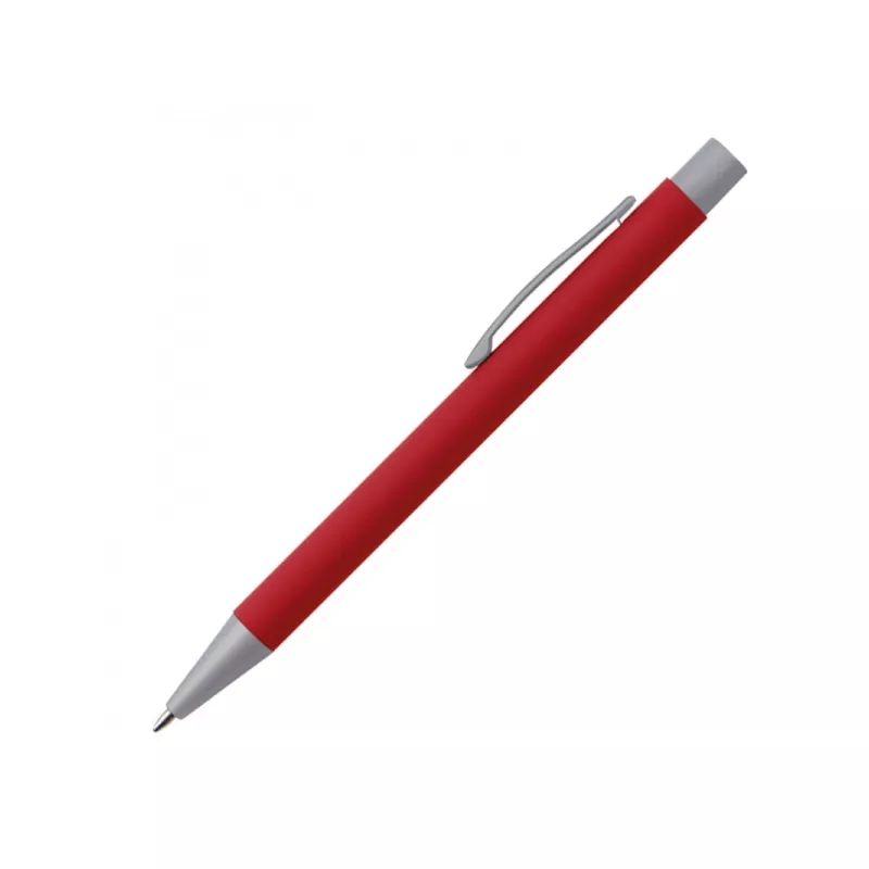 Metalowy długopis reklamowy ABU DHABI - czerwony (093505)