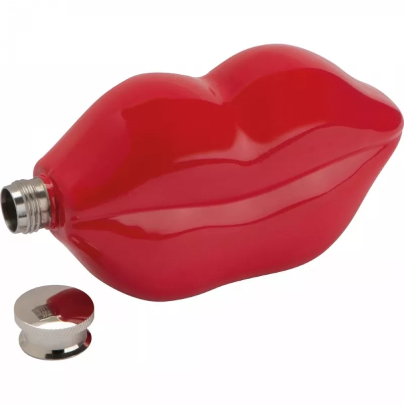 Piersiówka 178 ml usta JOANNA - czerwony (6079305)