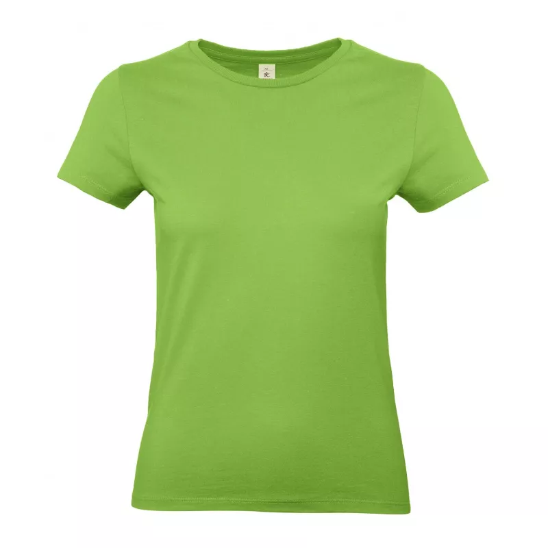 Damska koszulka reklamowa 185 g/m² B&C #E190 / WOMEN - Orchid Green (511) (TW04T/E190-ORCHID GREEN)