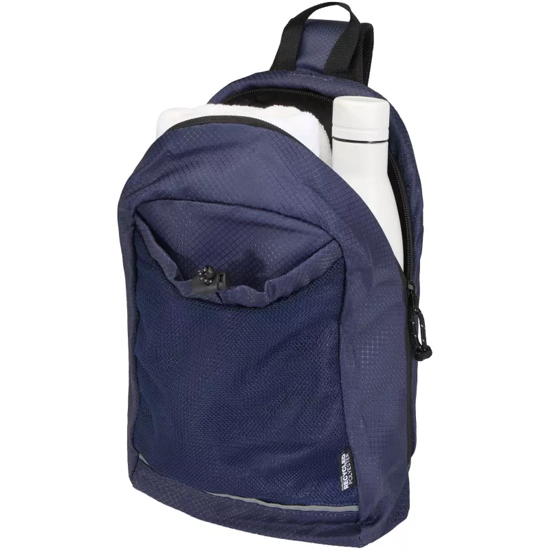Nomad torba typu crossbody z systemem nawadniającym z certyfikatem GRS z recyklingu o pojemności 6 l - Granatowy (13010155)