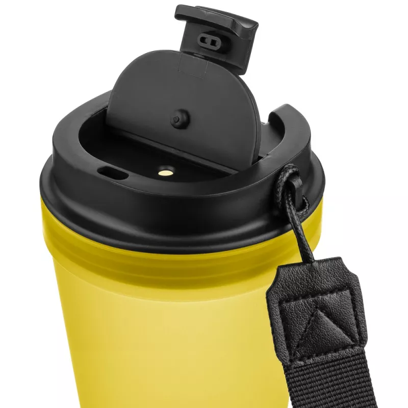 Kubek podróżny 350 ml - żółty (VB287-08)