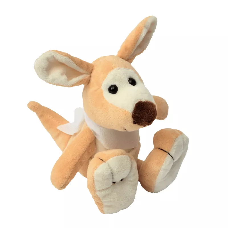 Pluszowy kangur - biały, brązowy (56-0502242)