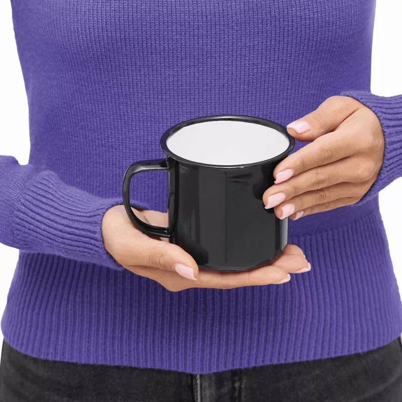 Kubek emaliowany - czarny (56-0304420)