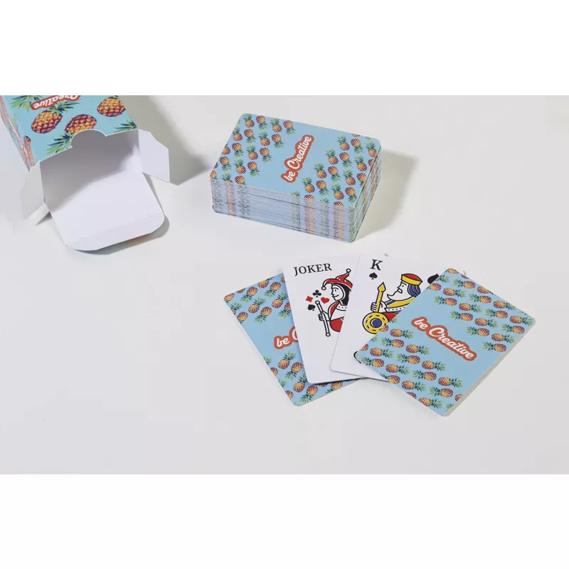 CreaCard Pocket personalizowane karty do gry - biały (AP715034)