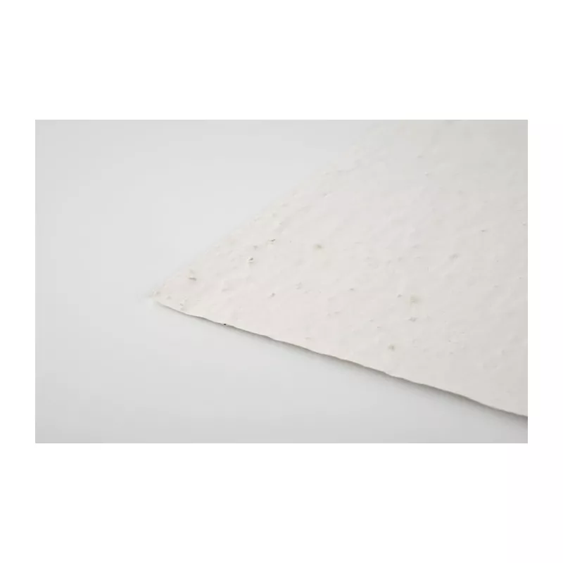 Papier z nasionami kwiatów A5 ASIDE - Bialy (MO6915-06)