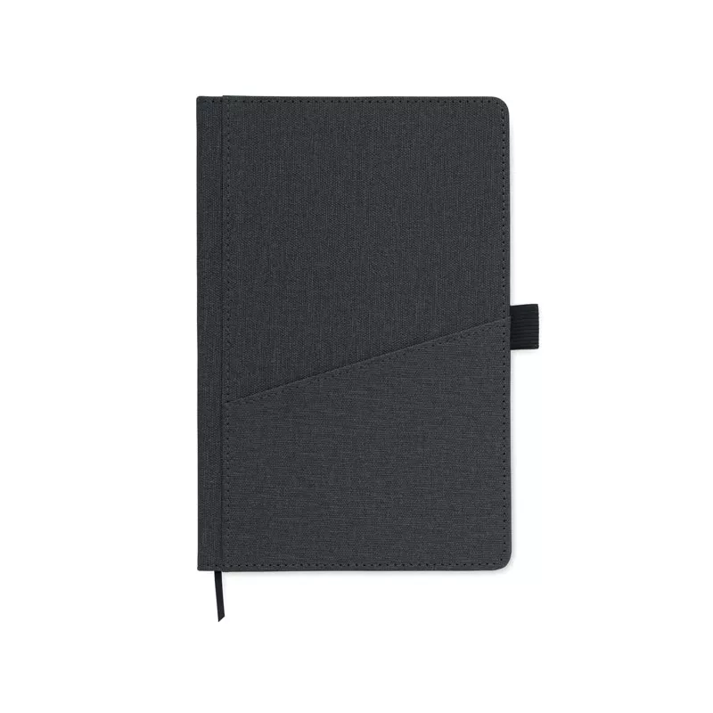 Notes A5 z kieszenią 80 kartek w linię CINCO - Czarny (MO2285-03)