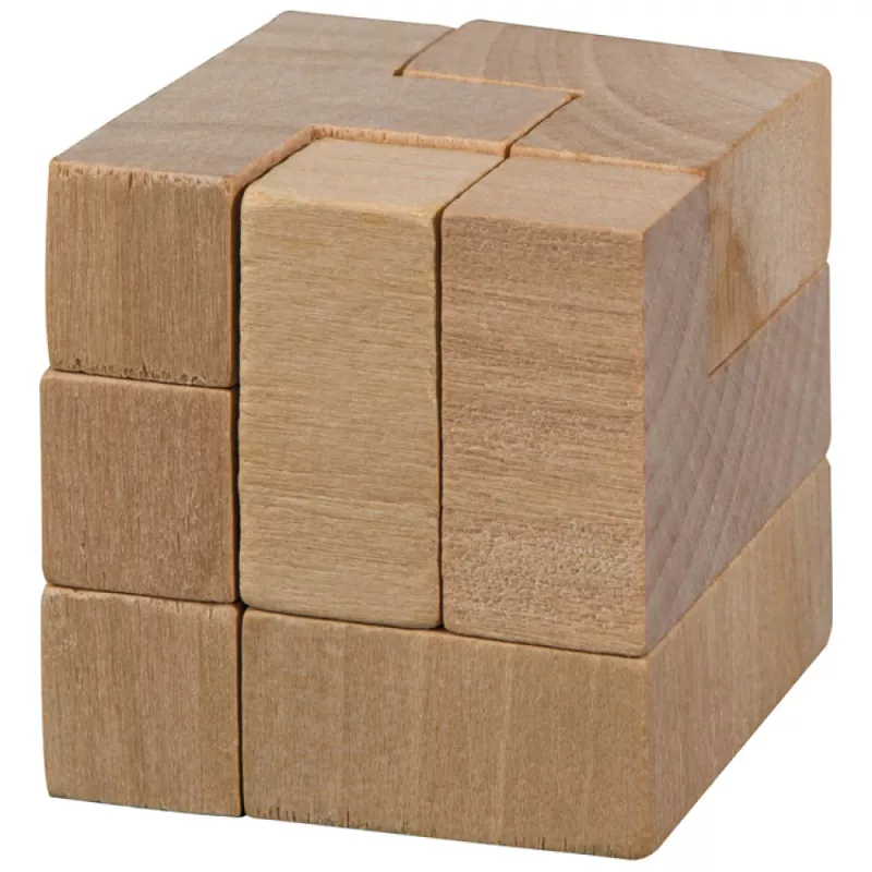 Gra - drewniana układanka - brązowy (5042501)