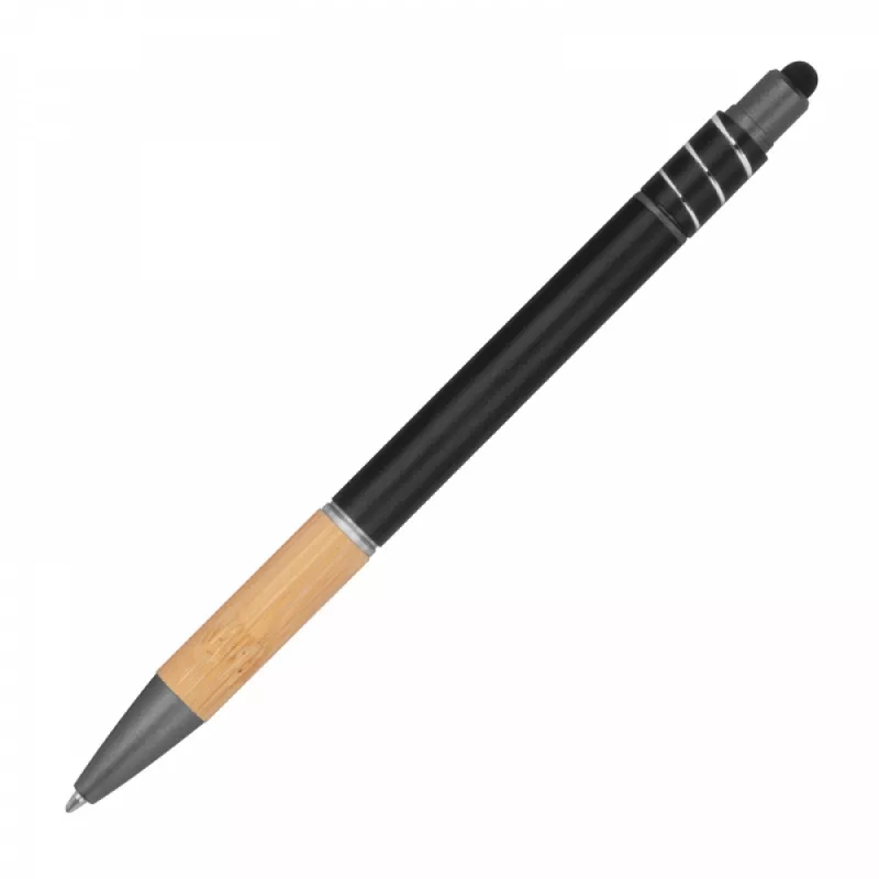 Długopis antystresowy z touch penem - czarny (1387603)